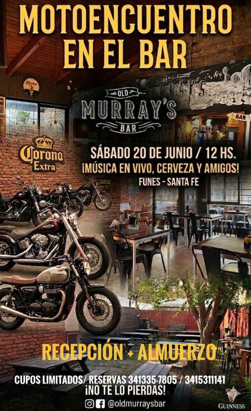 ENCUENTRO MOTERO EN MURRAYS BAR – NATY Y GUIDO