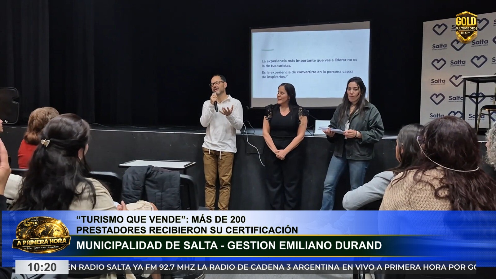MÁS DE 200 PRESTADORES TURÍSTICOS RECIBIERON SU CERTIFICACIÓN EN EL PROGRAMA «TURISMO QUE VENDE» EN SALTA