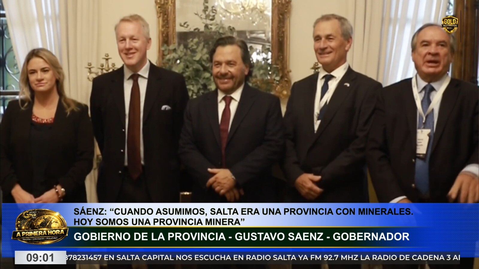 SÁENZ: “CUANDO ASUMIMOS, SALTA ERA UNA PROVINCIA CON MINERALES. HOY SOMOS UNA PROVINCIA MINERA”