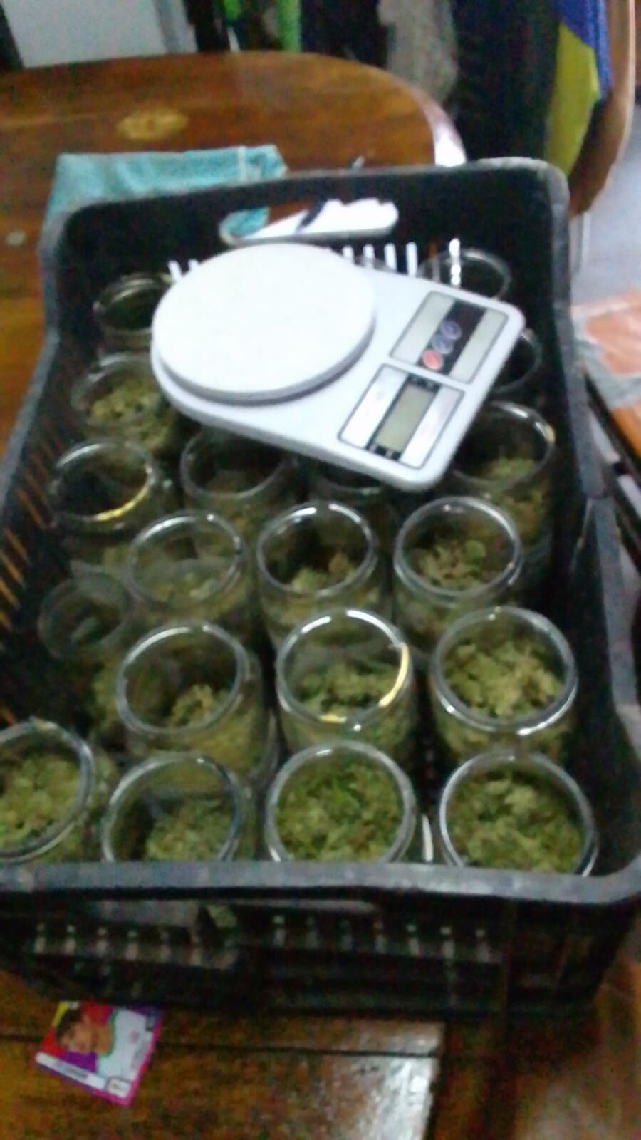 Dos allanamientos simultáneos por robo terminan con secuestro de un kilo de marihuana