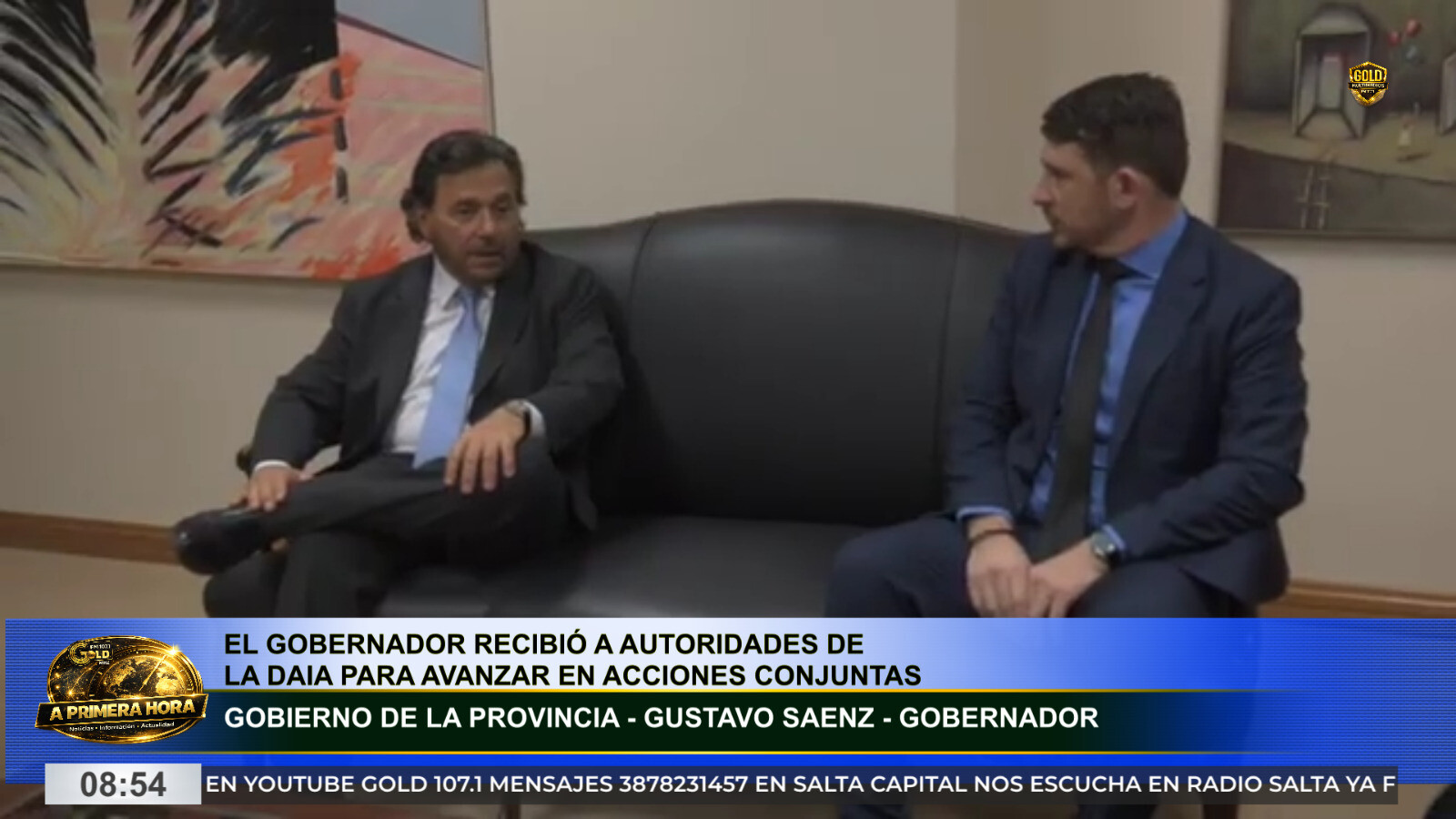 SÁENZ Y LA DAIA FORTALECEN EL TRABAJO CONJUNTO CONTRA LA DISCRIMINACIÓN Y LOS DISCURSOS DE ODIO EN SALTA