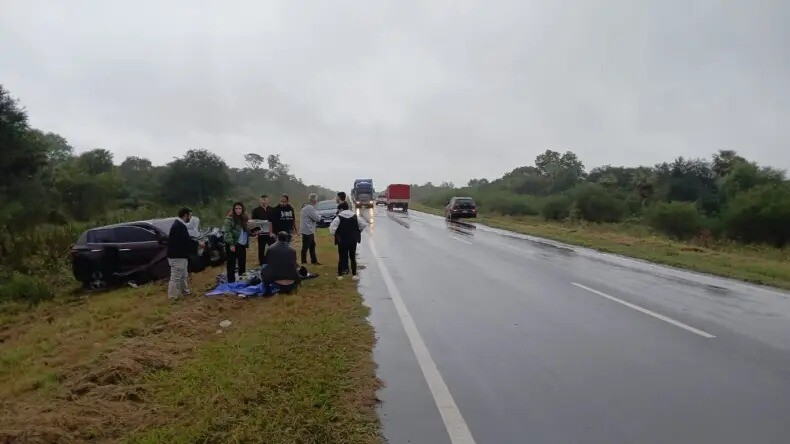 Un jugador de Newell´s entre los heridos en el siniestro vial fatal en la ruta 11 del Chaco
