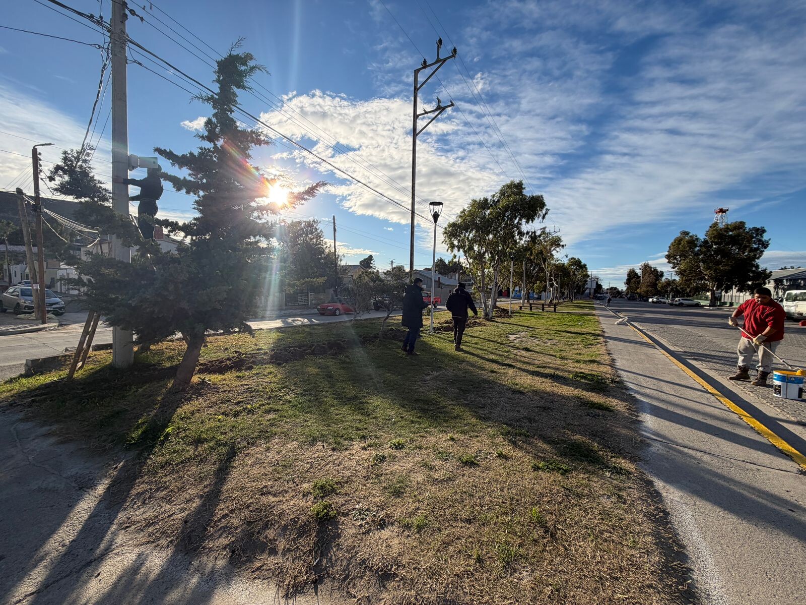 “Era una obra pendiente”: avanzan las mejoras en un tradicional boulevard de Km 3.