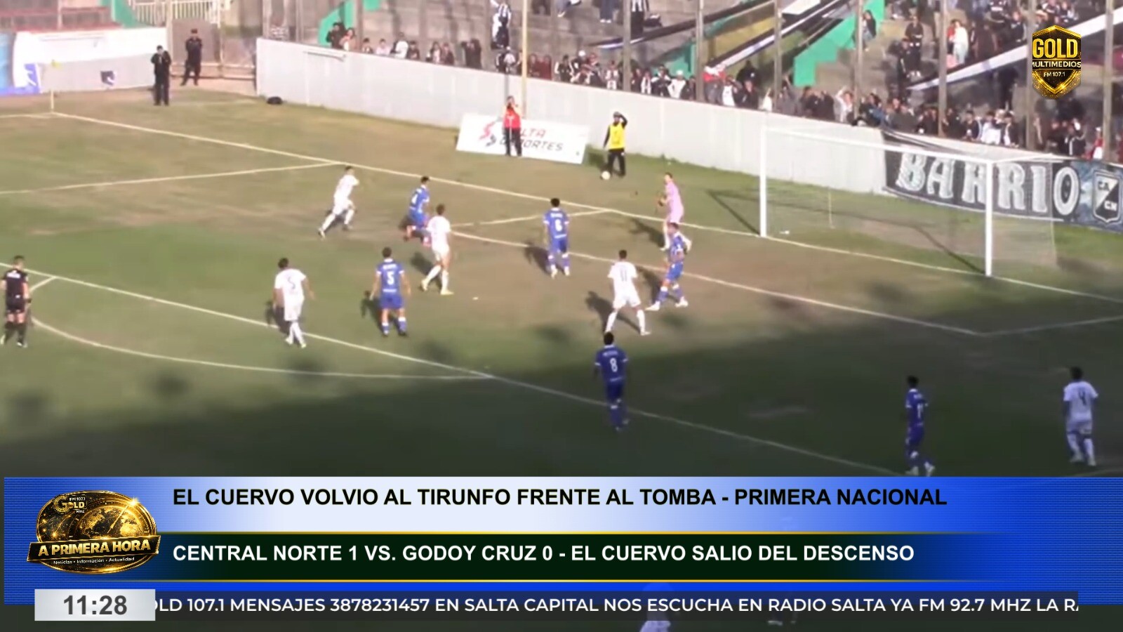 central norte cerró la primera rueda con una gran victoria y salió de la zona de descenso