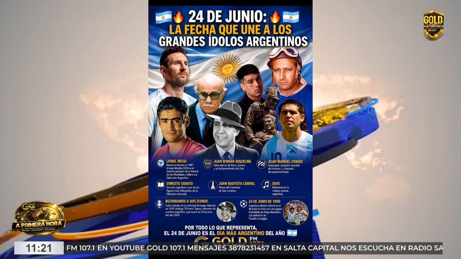 24 de junio: la fecha que une a grandes leyendas argentinas