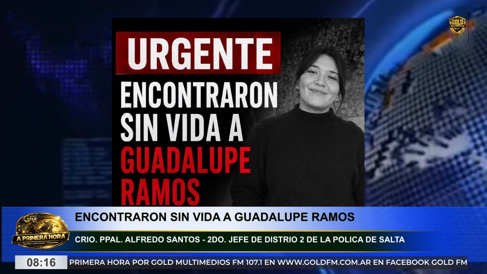 Conmoción y dolor en Orán por la muerte de Guadalupe Ramos