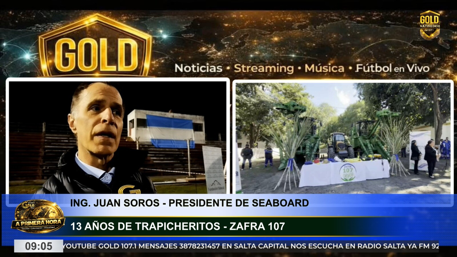 Juan Sörös destacó el impacto social de Trapicheritos y el buen desarrollo de la Zafra 107