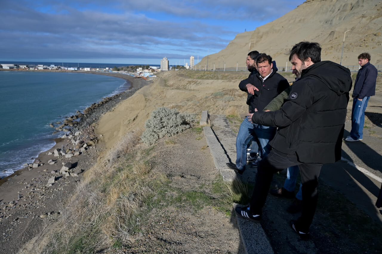 Con una inversión de más de .000 millones, Provincia avanza con la protección costera del Cerro Chenque
