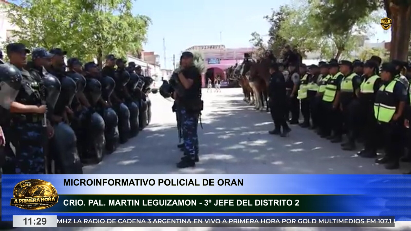 Reporte policial del fin de semana en Orán: investigan falsa amenaza de bomba y un ataque armado