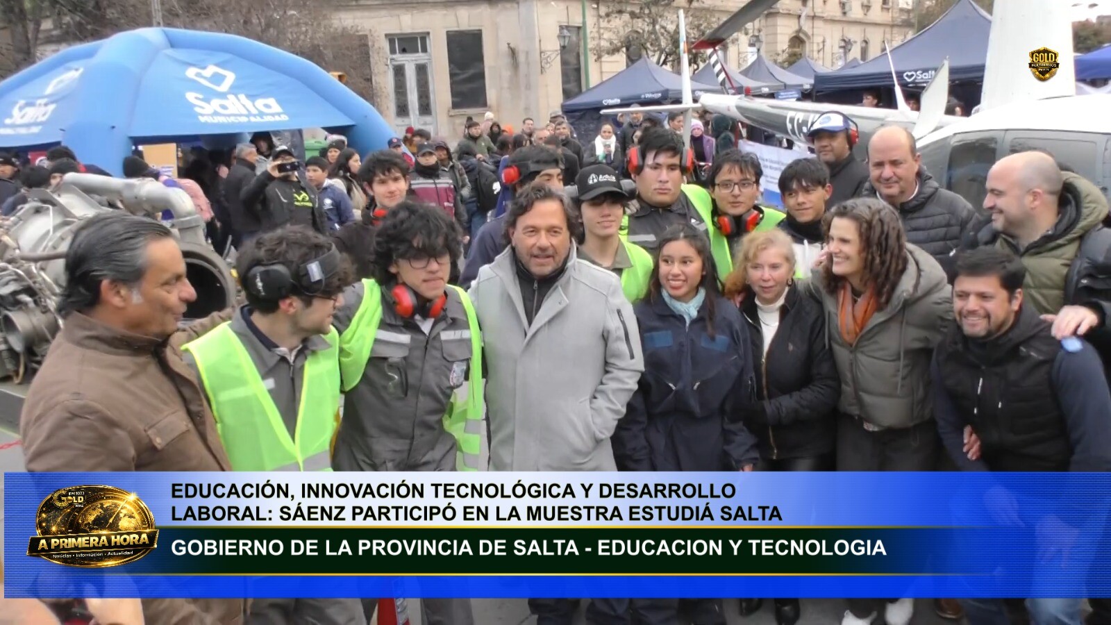 Miles de jóvenes participaron de «Estudiá Salta»: Sáenz impulsó la educación, la innovación y el empleo