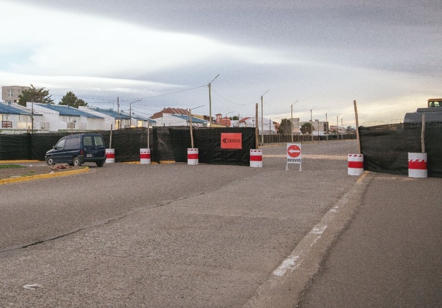 La obra de defensas costeras obliga a reorganizar el tránsito en Playa Unión