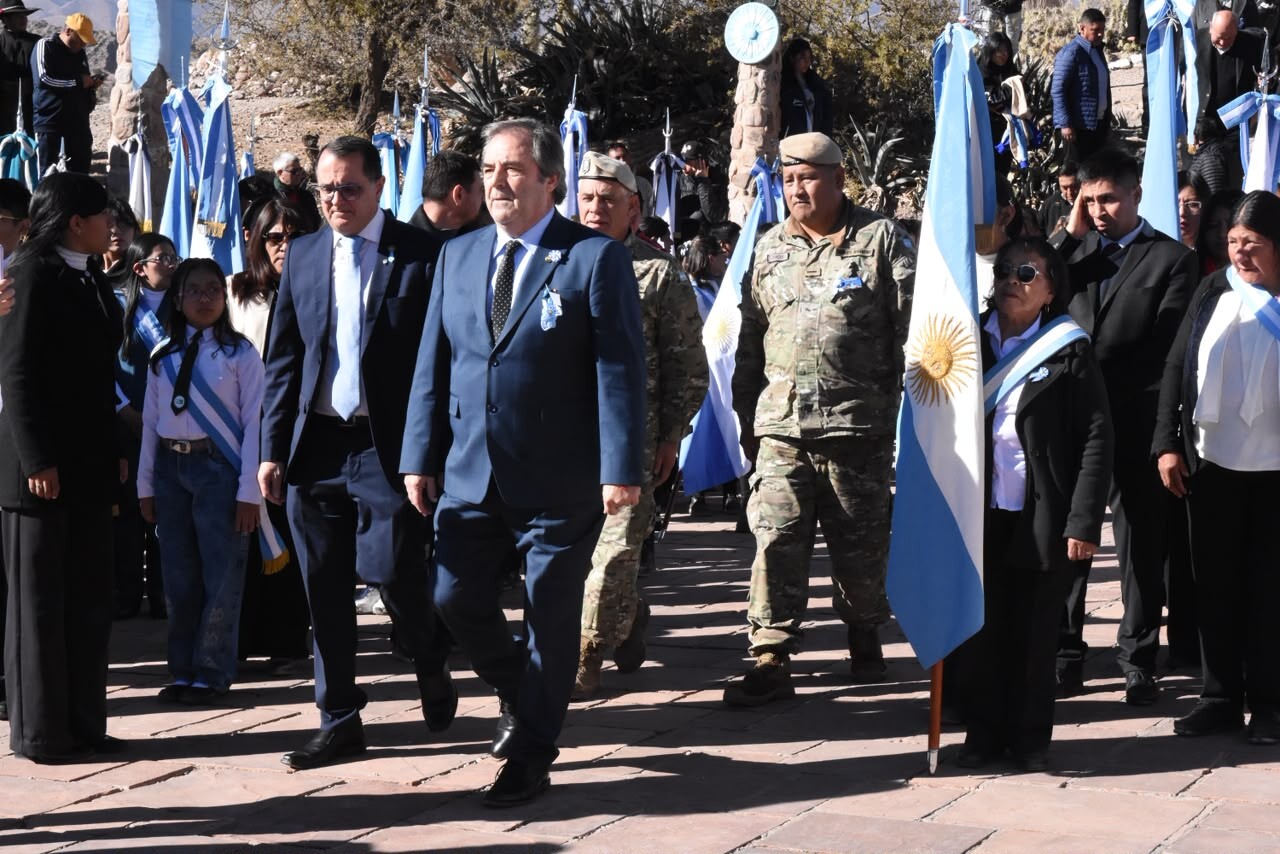 Jujuy conmemoró el Día de la Independencia con el acto central en Humahuaca