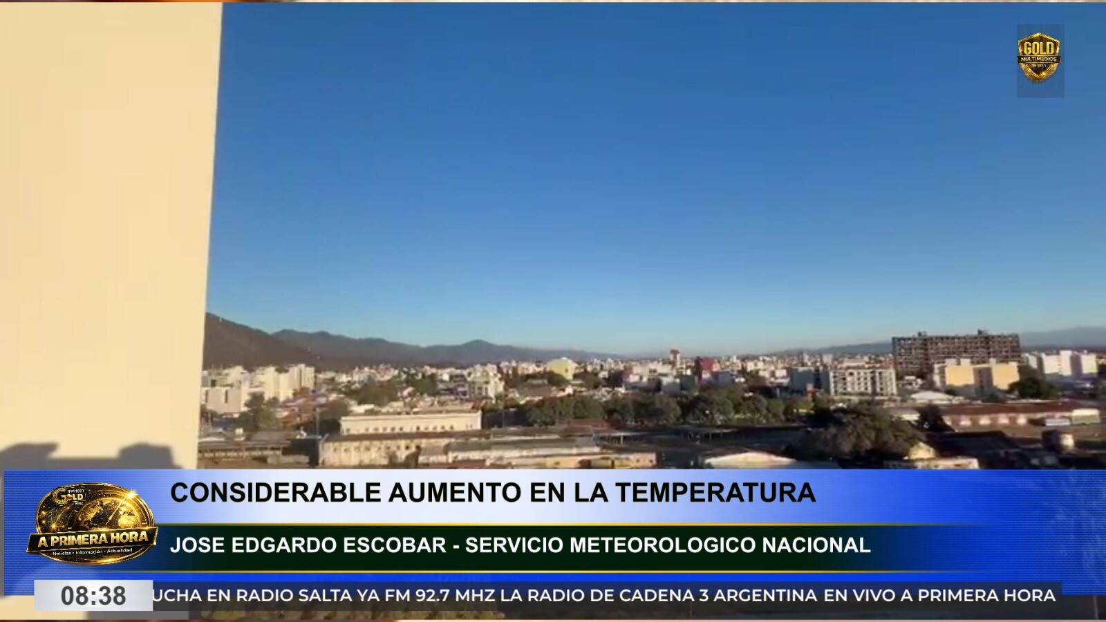 Considerable aumento de la temperatura en Orán y gran parte de Salta
