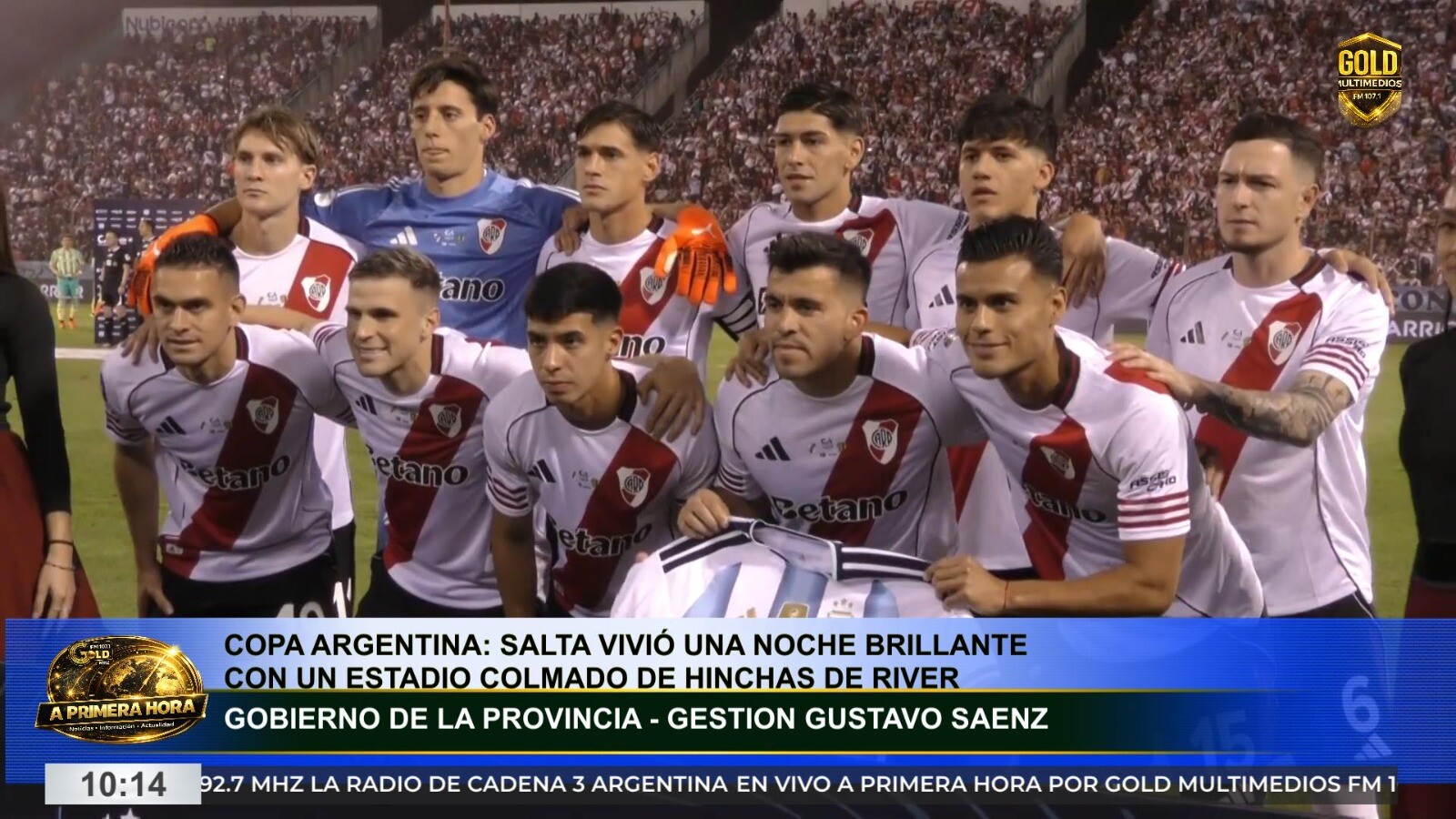 Salta fue escenario de una nueva fiesta de la Copa Argentina con un Martearena colmado de hinchas