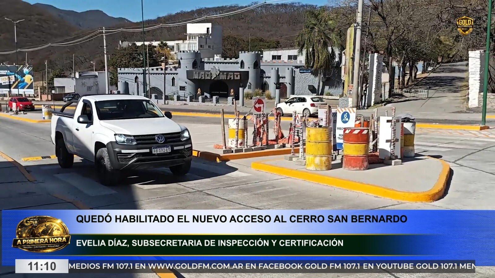 Quedó habilitado el nuevo acceso al cerro San Bernardo y mejorará la circulación por la avenida Asunción