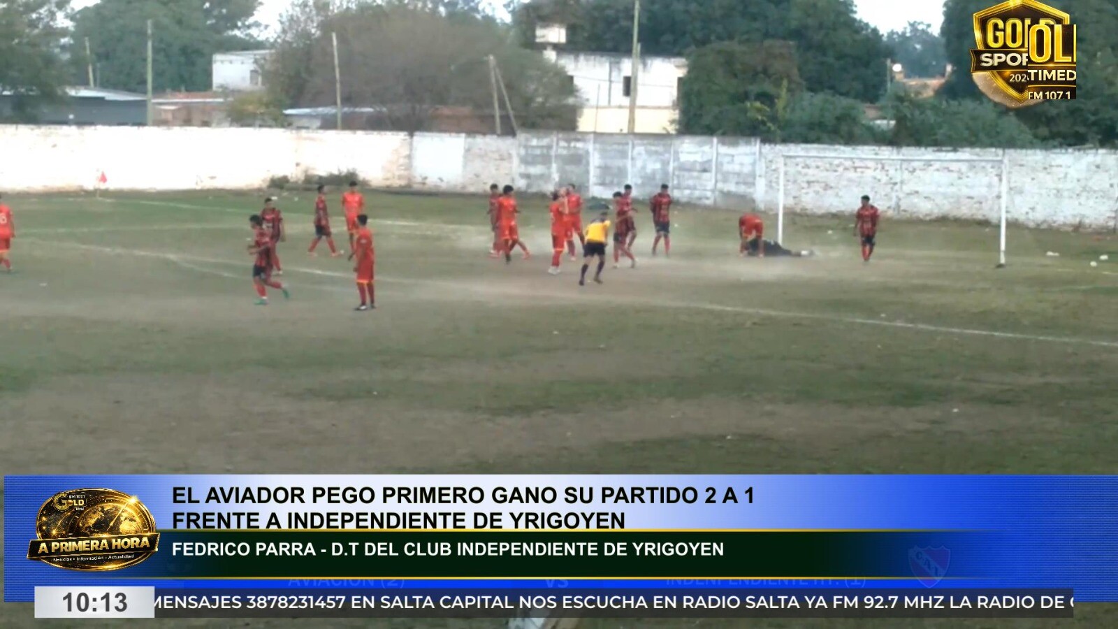 El diablo rojo de Hipolito Yrigoyen sueña con dar vuelta la historia el sabado frente al Aviador