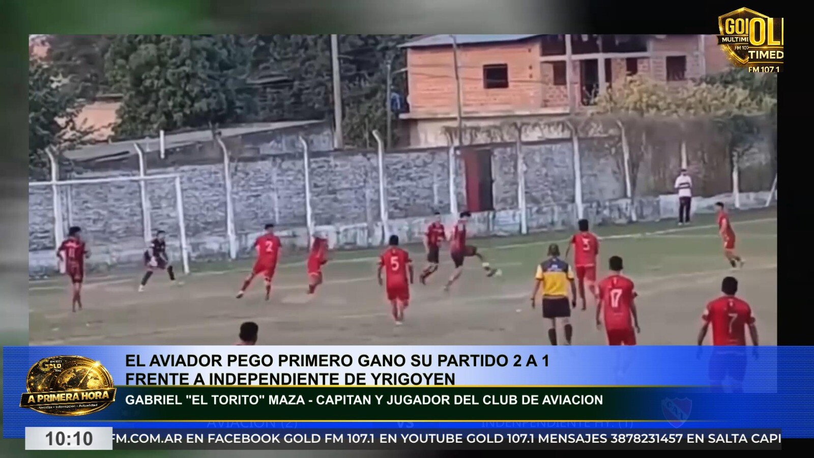 Aviación pegó primero en el cuadrangular final y sueña con las semifinales