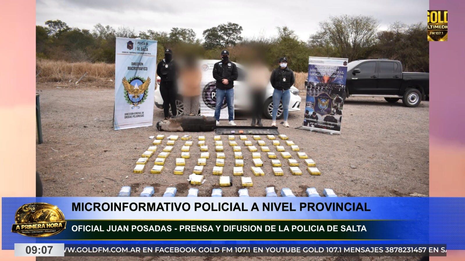 Micro Informativo Policial: más de 191 kilos de cocaína secuestrados, operativo en el Michel Torino y casi 900 infracciones viales
