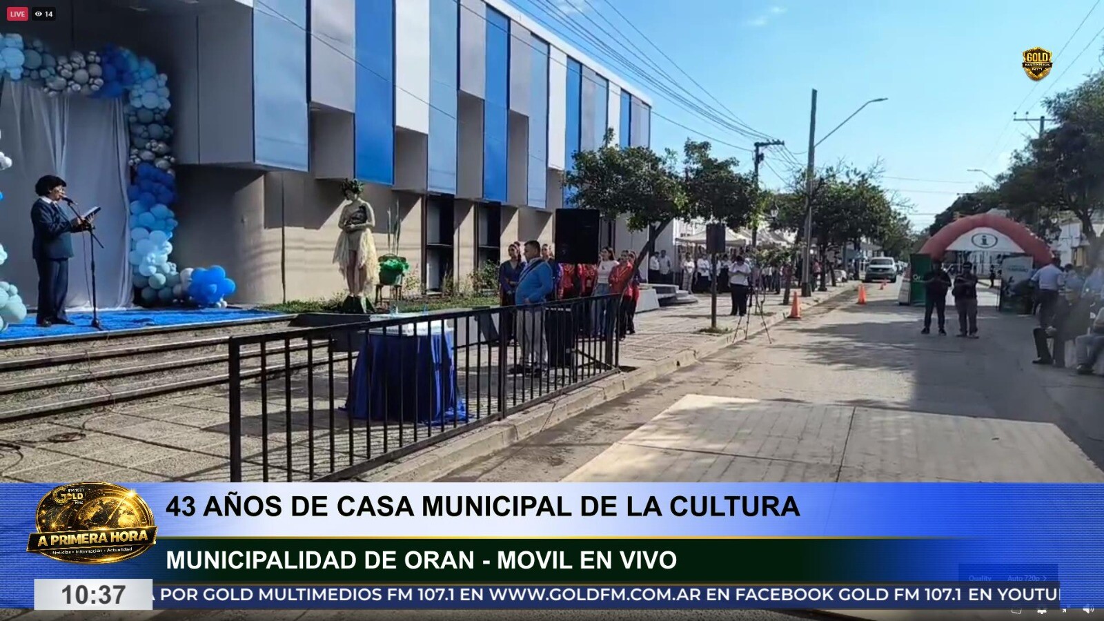 La Casa Municipal de la Cultura celebró un nuevo aniversario con importantes obras de puesta en valor