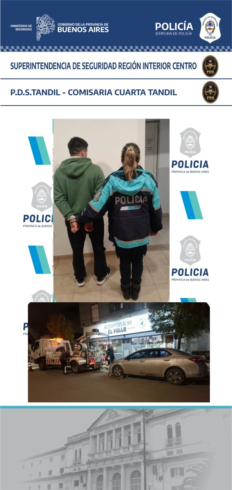 Aprehendido tras intentar evadir un control policial