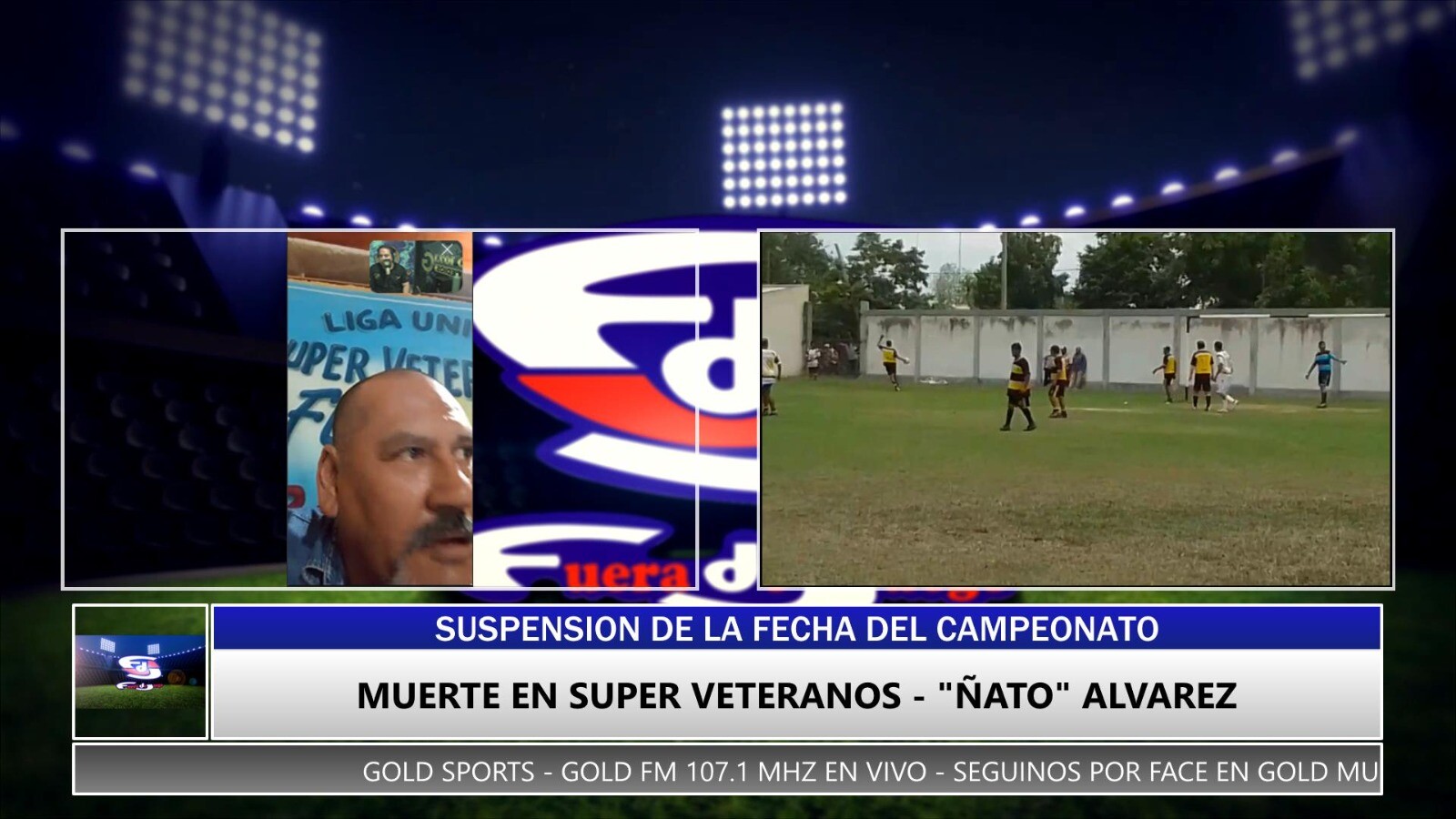 Suspendieron la séptima fecha del Torneo Clausura de Super veteranos tras el fallecimiento de Héctor «Ñato» Álvarez
