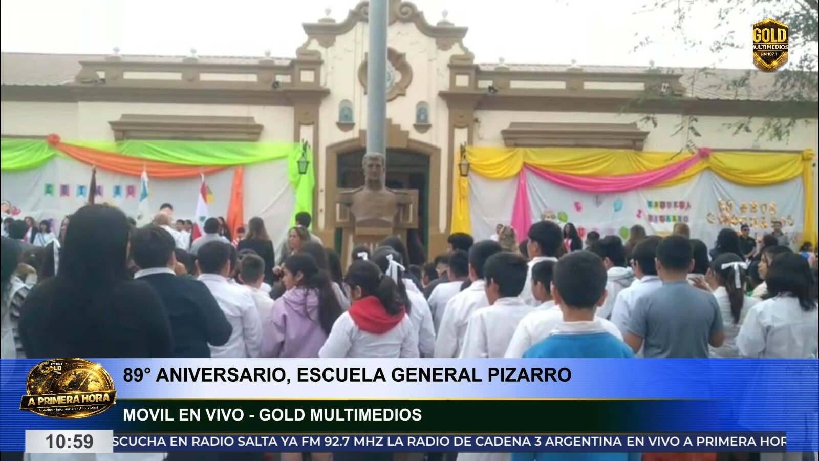 La escuela general pizarro celebró sus 89 años junto a toda la comunidad educativa