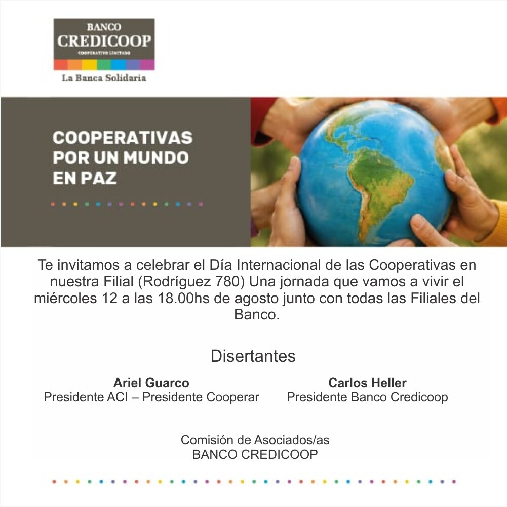 COOPERATIVAS POR UN MUNDO EN PAZ