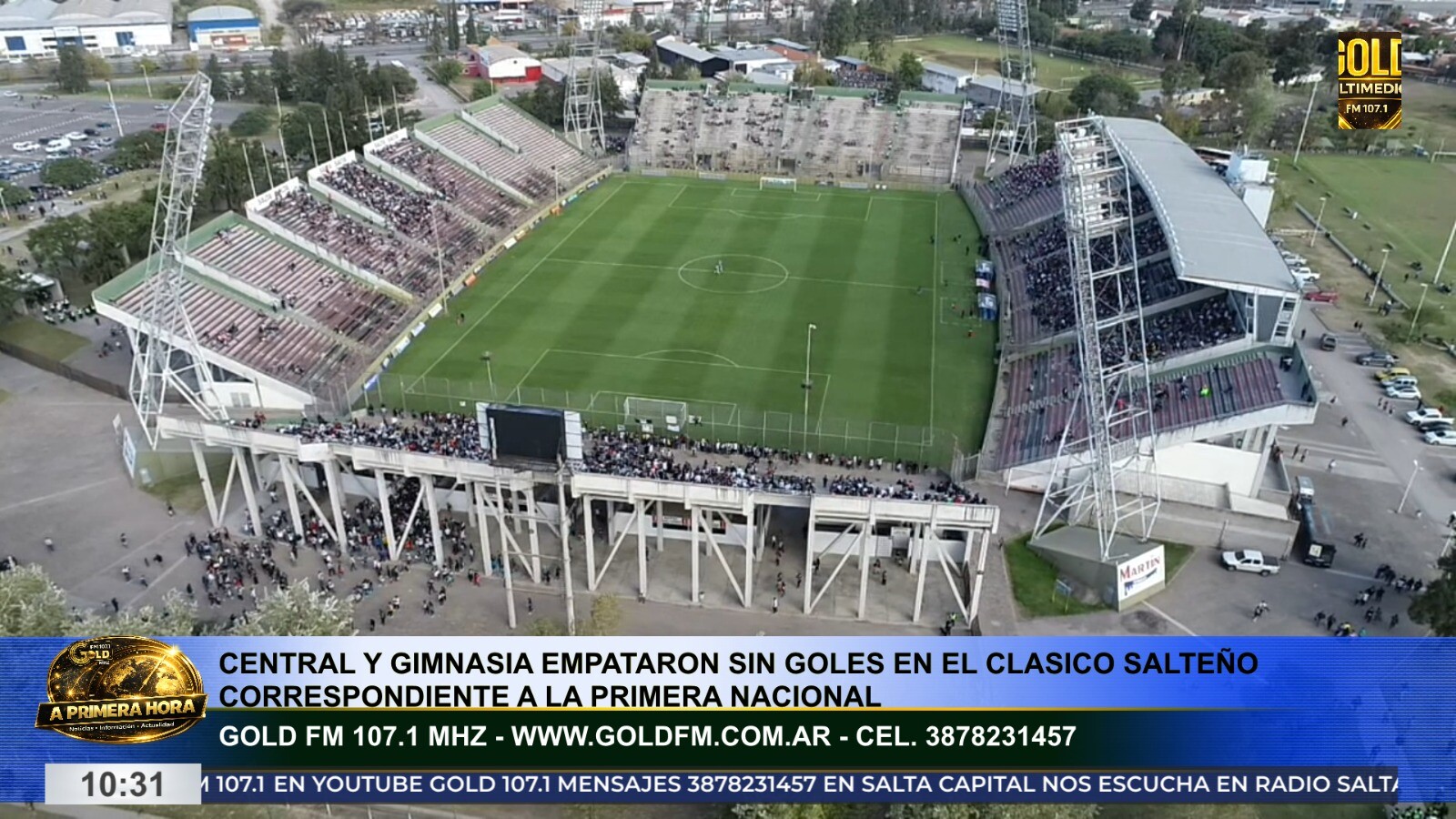 Clásico salteño: Central Norte y Gimnasia y Tiro empataron 0 a 0