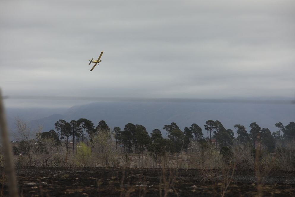 Alerta por incendios: el riesgo será alto, muy alto y extremo este miércoles y jueves en Córdoba