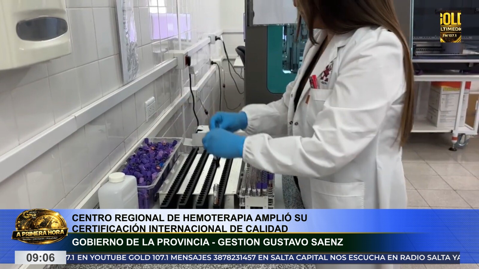 El Centro Regional de Hemoterapia de Salta amplió su certificación internacional de calidad