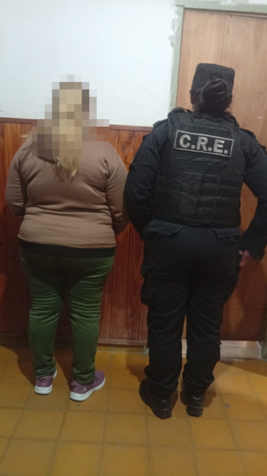 En Control Policial Detienen A Una Mujer Con Pedido de Captura