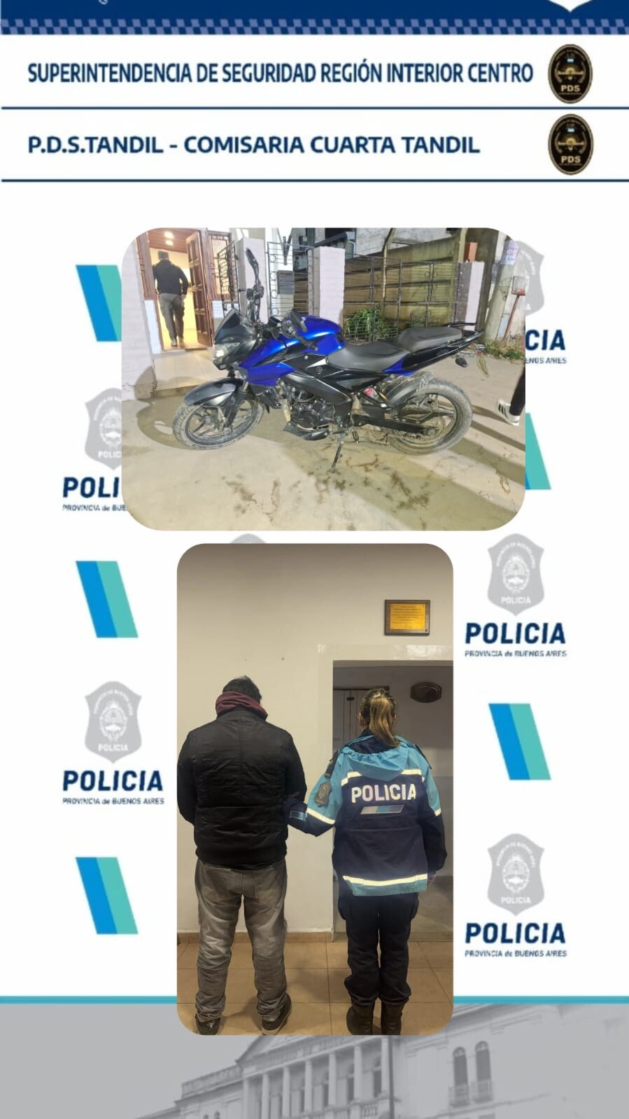 Las actuaciones fueron resultado tanto de intervenciones originadas a partir de llamados al 101 como de tareas investigativas y controles desarrollados en distintos sectores de la ciudad.