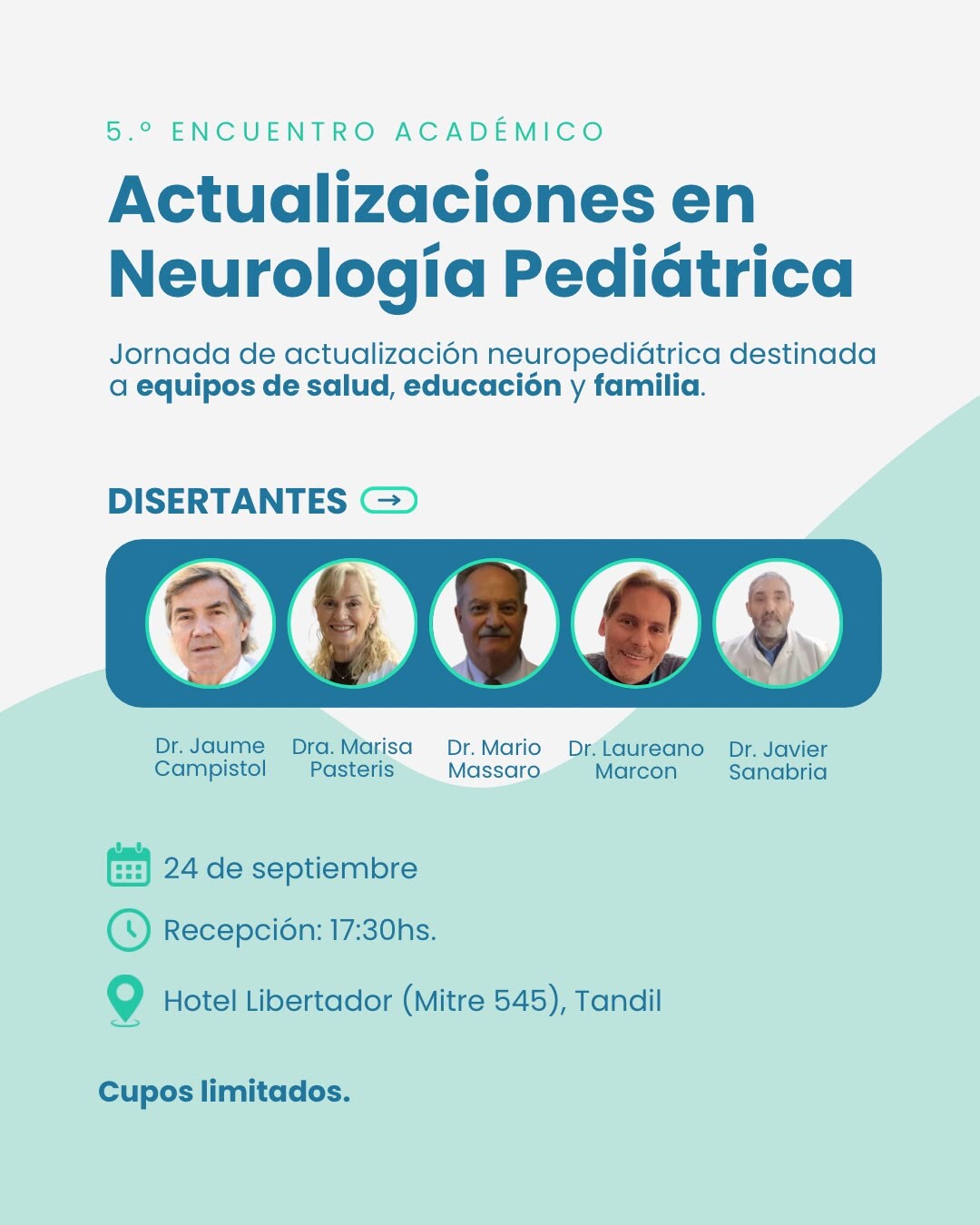 Organizan el 5° Encuentro Académico “Actualizaciones en Neurología Pediátrica”