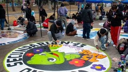 Con la Pintada Estudiantil, Jujuy empieza a palpitar la gran edición 75 de la FNE