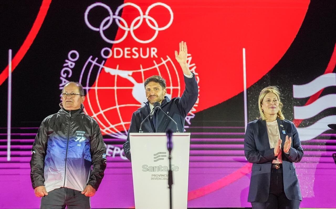 ORGULLO OCAMPENSE: Rolando Gómez Acompañó Al Gobernador Pullaro En La Inauguración De Los Juegos Suramericanos Santa Fe 2026