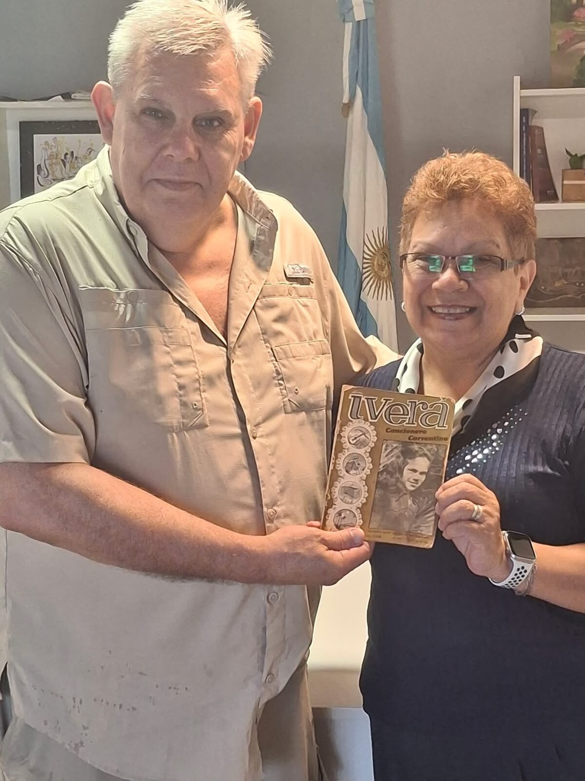 El Periodista Juan Pedro Zubieta Visitó Villa Ocampo Para Entrevistar A “Palomita” Base.