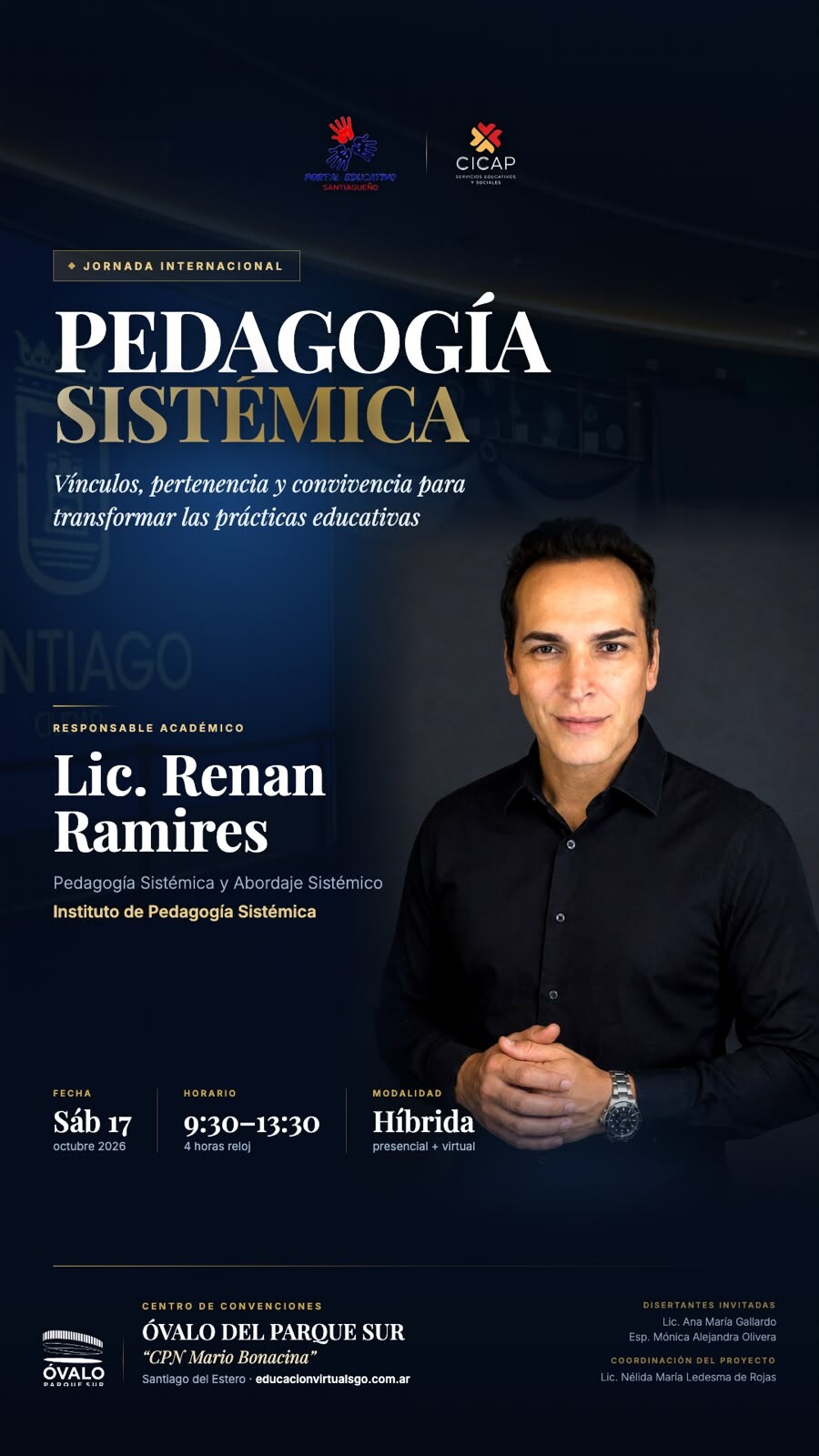 Jornada Internacional de Pedagogía Sistémica se realizará en Santiago del Estero