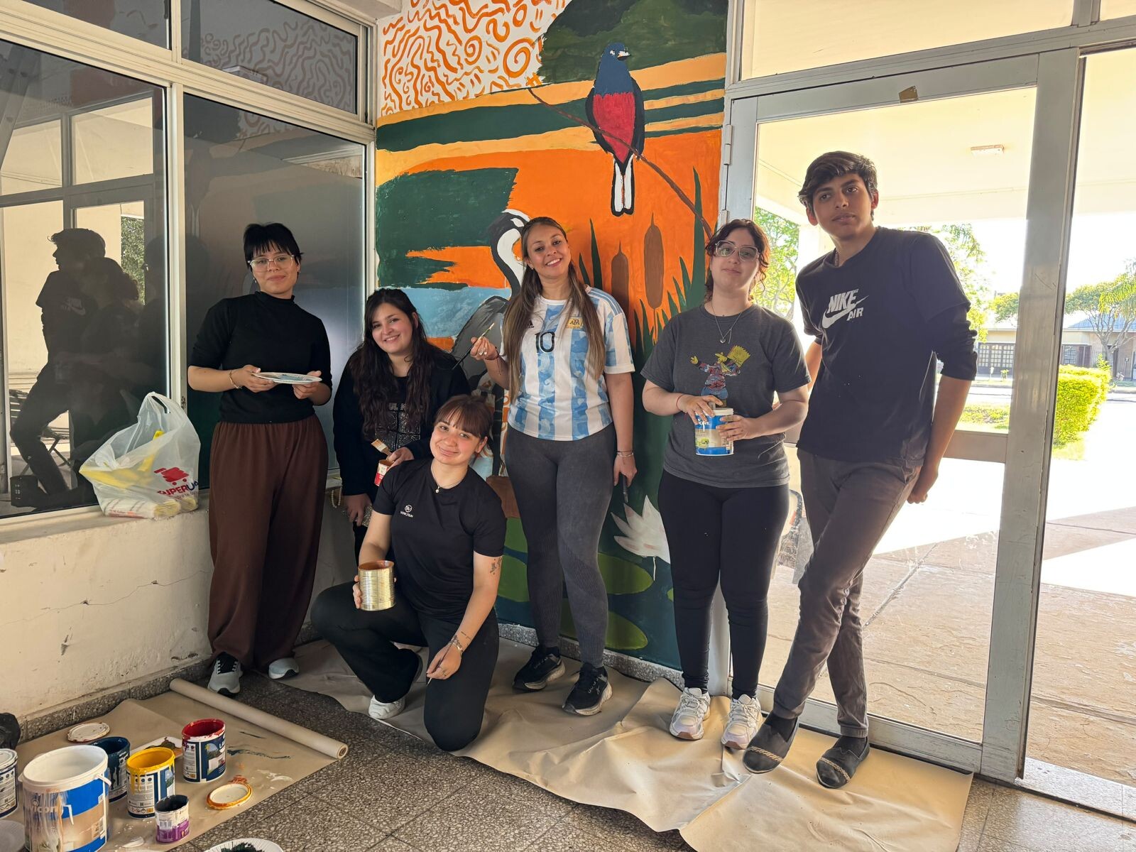Inauguración Del Mural “Turist-Art” En La Terminal De Ómnibus De Villa Ocampo
