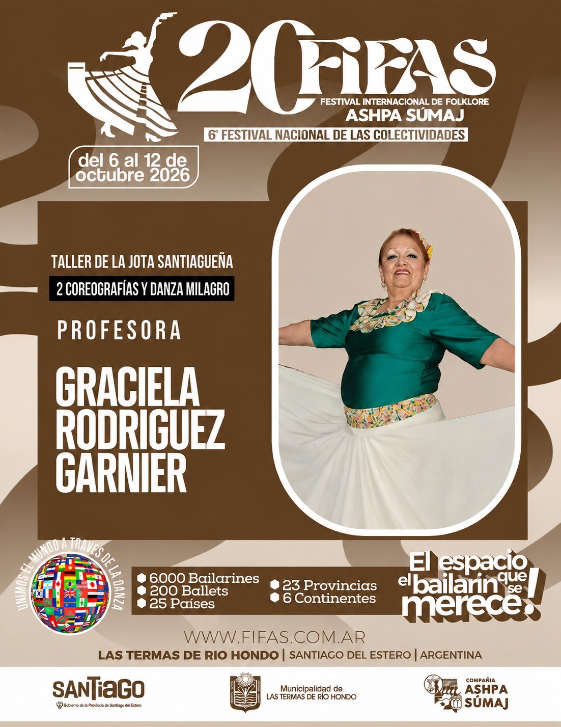 LAS TERMAS DE RÍO HONDO ES SEDE DEL 20° FESTIVAL INTERNACIONAL DE FOLKLORE “ASHPA SÚMAJ”