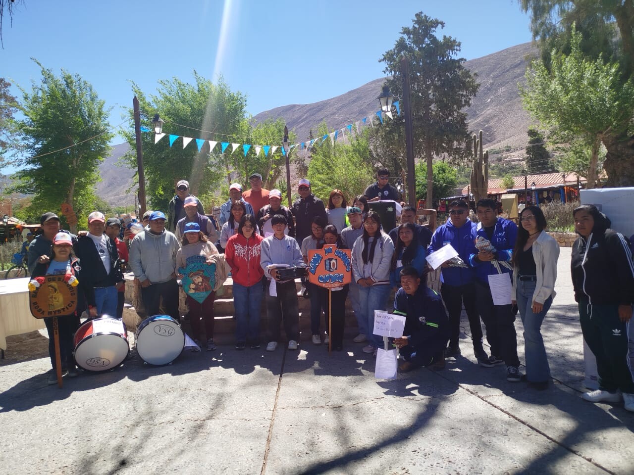 Bandas de Sikuris recibieron premios por recolección de residuos en el Santuario del Abra de Punta Corral