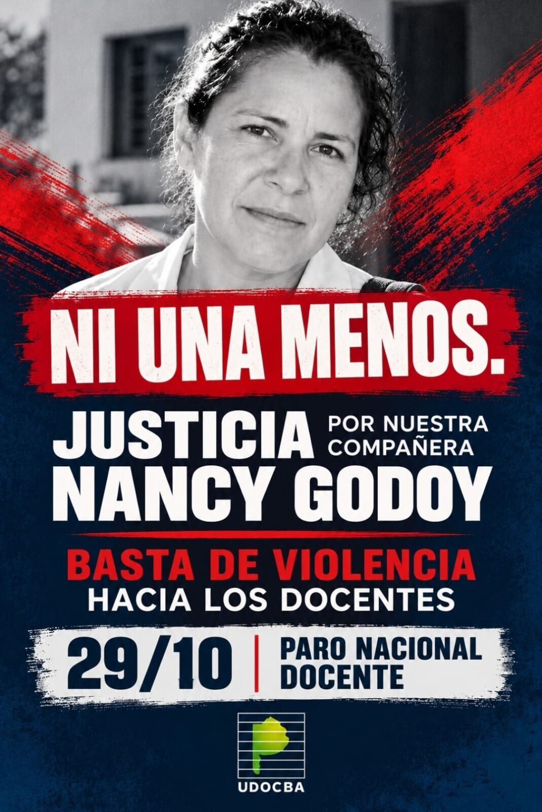 Paro nacional docente por el femicidio de la maestra correntina Nancy Godoy