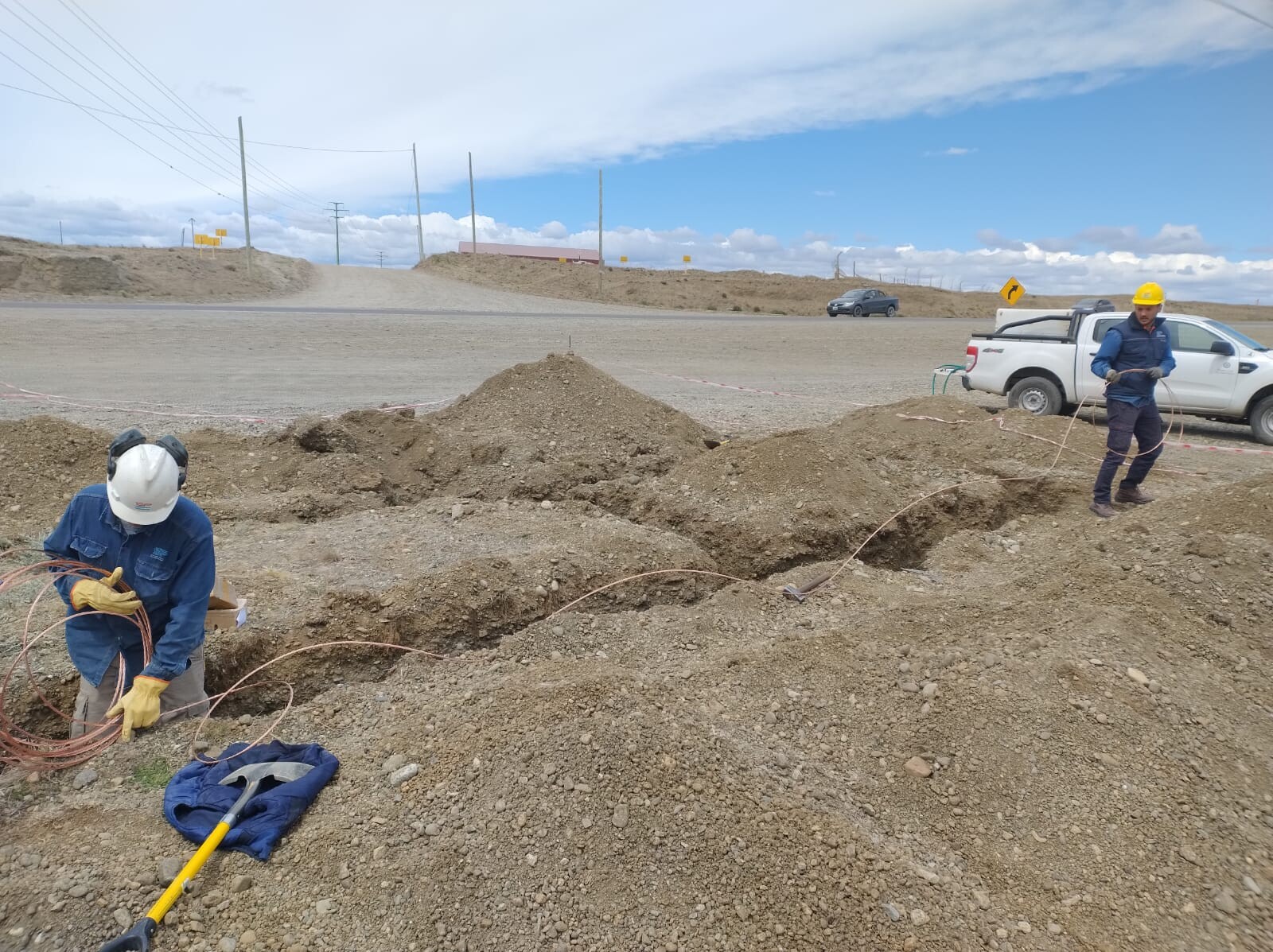 Avance de obras en el sistema eléctrico de Río Gallegos Avance de obras en el sistema eléctrico de Río Gallegos