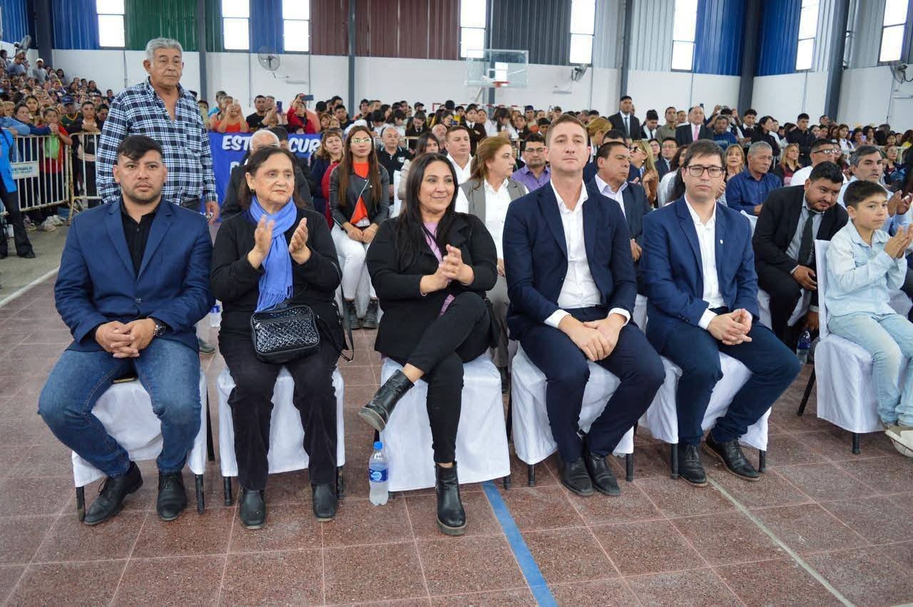 El intendente de Colonia Dora, acompañó al gobernador en su visita a SUNCHO CORRAL