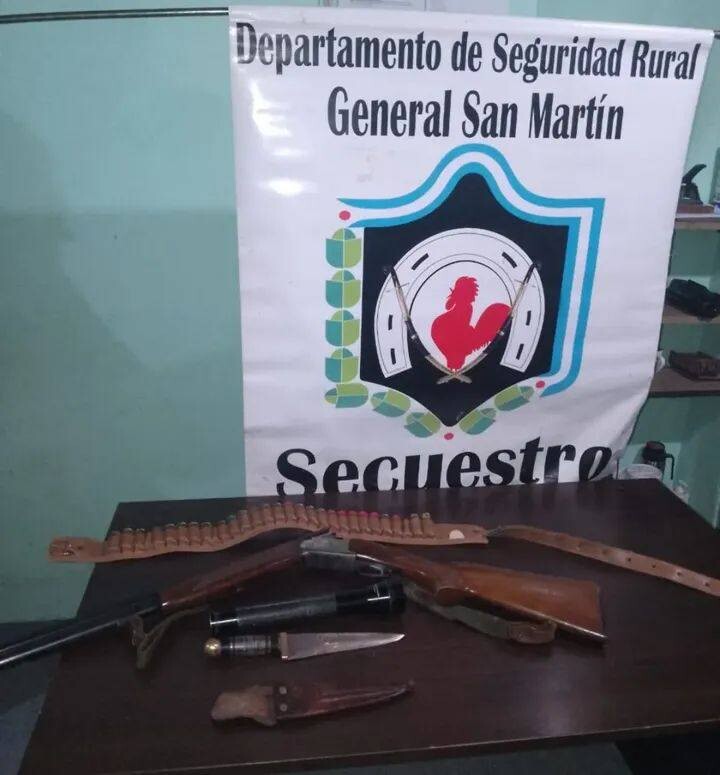 GRAL. SAN MARTÍN: DEMORARON A UN HOMBRE QUE FUE A CAZAR SIN AUTORIZACIÓN