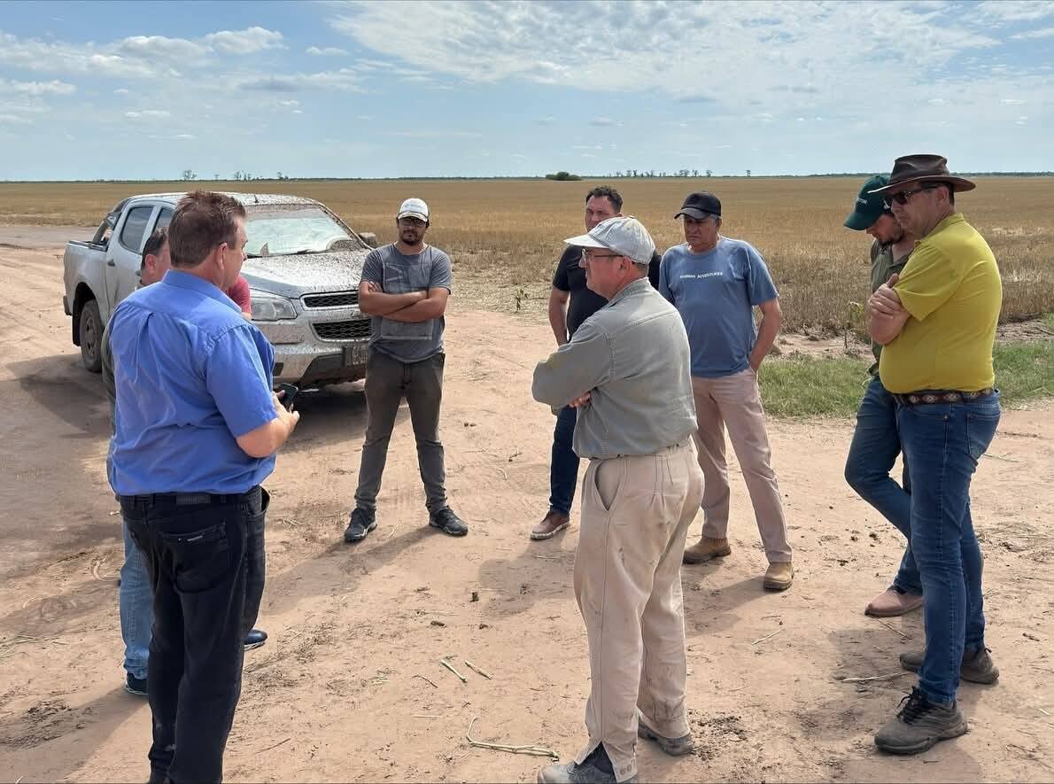 INTERIOR: EL MINISTERIO DE LA PRODUCCIÓN RELEVÓ LOS DAÑOS POR LA TORMENTA EN HERMOSO CAMPO Y EN MESÓN DE FIERRO