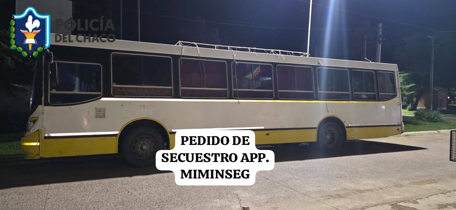 GANCEDO: DETIENEN UN OMNIBUS QUE TENIA PEDIDO DE SECUESTRO