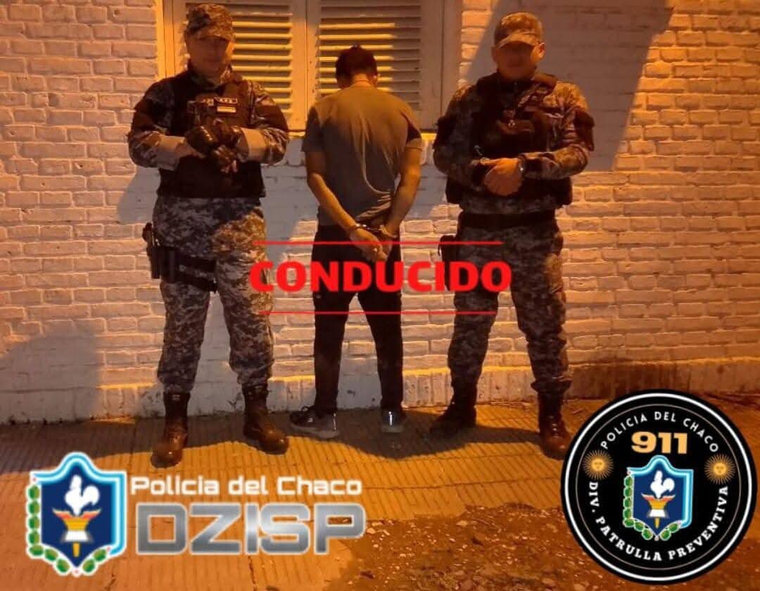 SÁENZ PEÑA: DETIENEN A UN HOMBRE CON ELEMENTOS DE DUDOSA PROCEDENCIA
