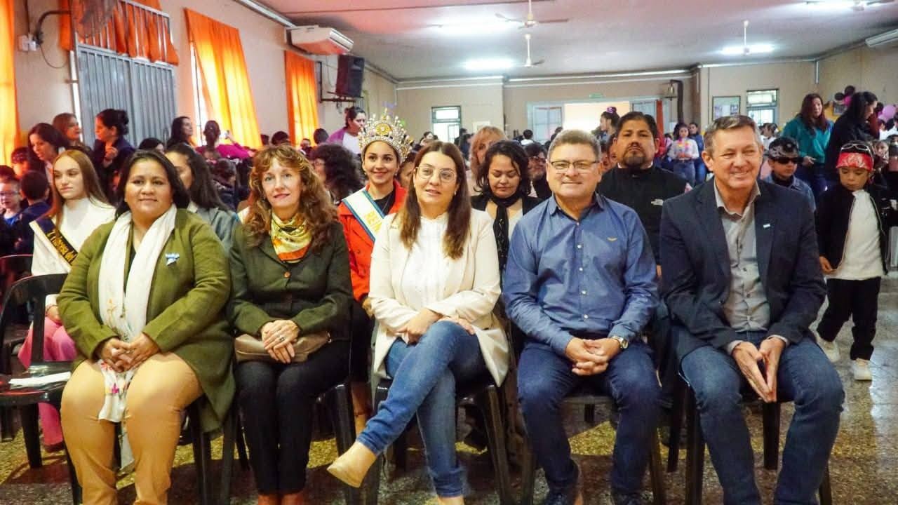 CHARATA: CONCEJALES CELEBRARON JUNTO A LA ESCUELA N°142 SU 98° ANIVERSARIO