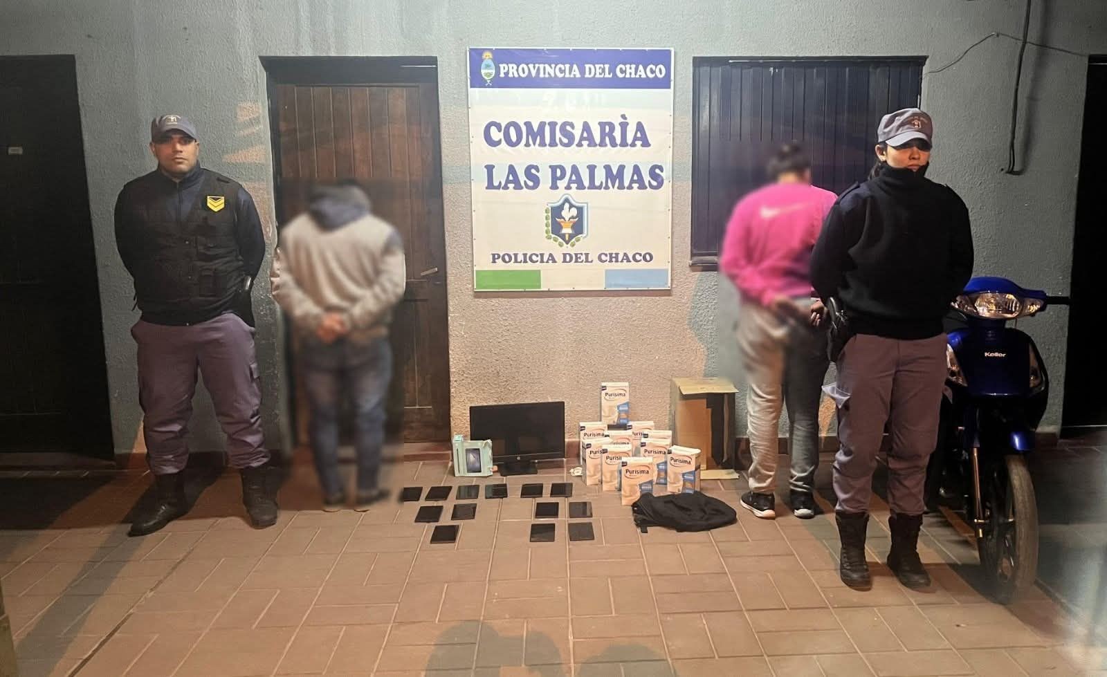 LAS PALMAS: POR EL ROBO DE TABLETS Y LECHE DE UN JARDIN DE INFANTES, DETIENEN A LA PORTERA Y A SU PAREJA