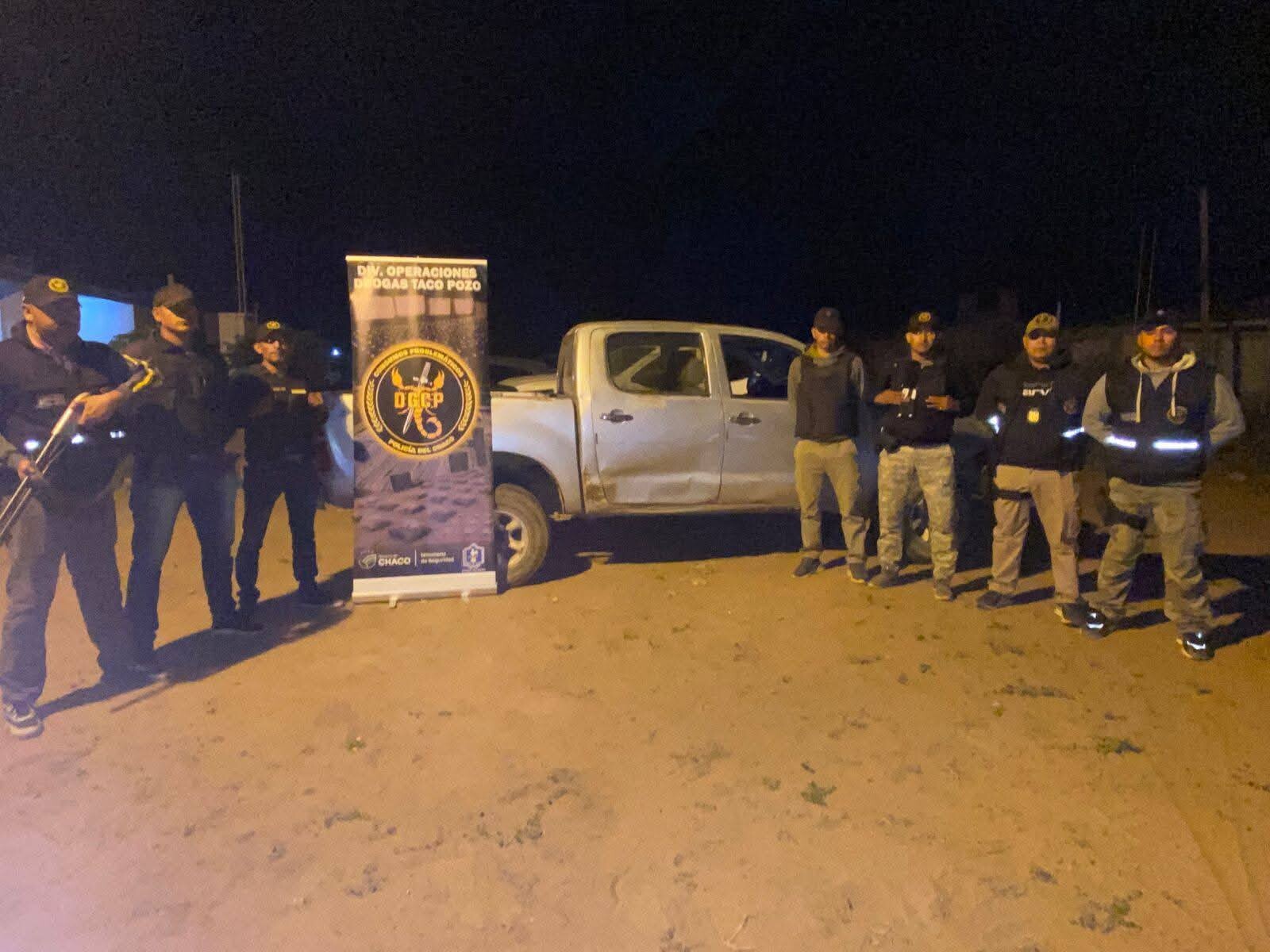TACO POZO: LA POLICÍA SECUESTRA UNA CAMIONETA CON PEDIDO DE SECUESTRO EN UN OPERATIVO TRIPARTITO